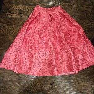 NWOT Pink jaquard skirt